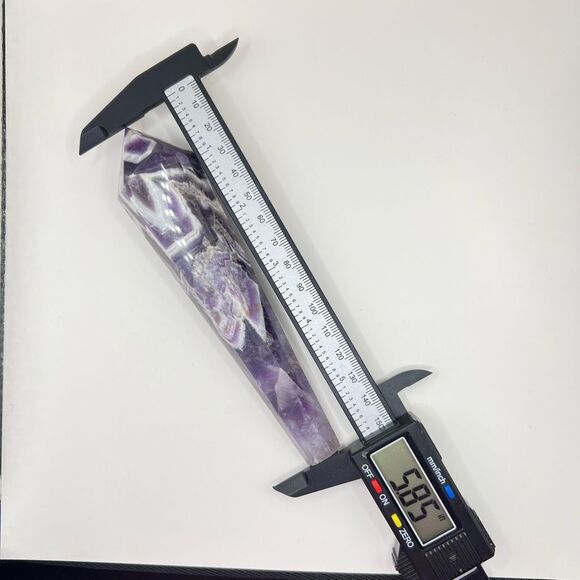 Dream Amethyst Crystal Meditation Scepter Wand (3) - Picture 9 of 10